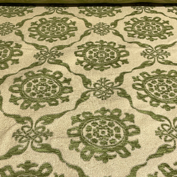 Burch Rhonda Sage Green Textured Chenille Upholstery Fabric