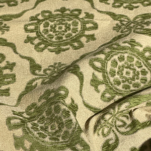 Burch Rhonda Sage Green Textured Chenille Upholstery Fabric