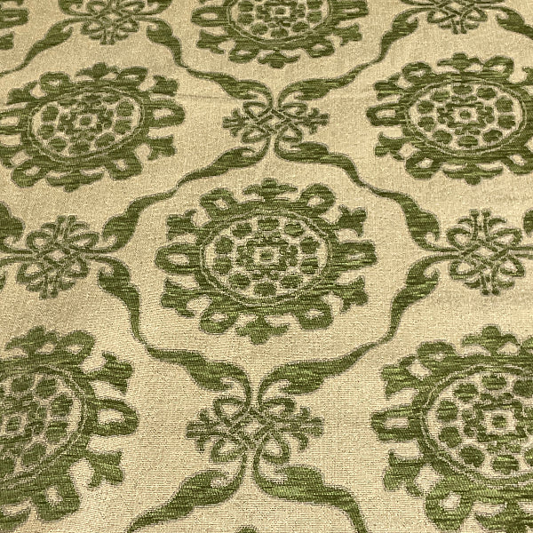 Burch Rhonda Sage Green Textured Chenille Upholstery Fabric