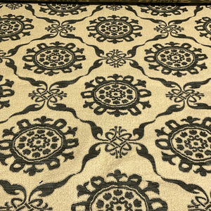 Burch Rhonda Slate Gray Textured Chenille Upholstery Fabric