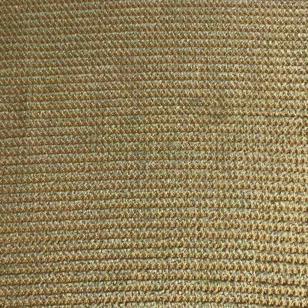 Burch Sea Green Textured Chenille Stripe Upholstery Fabric