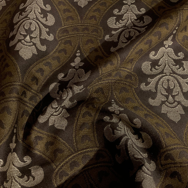 Burch Seth Cocoa Brown Jacquard Upholstery Fabric