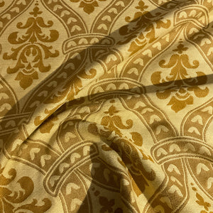 Burch Seth Golden Yellow Jacquard Upholstery Fabric