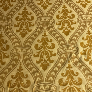 Burch Seth Golden Yellow Jacquard Upholstery Fabric