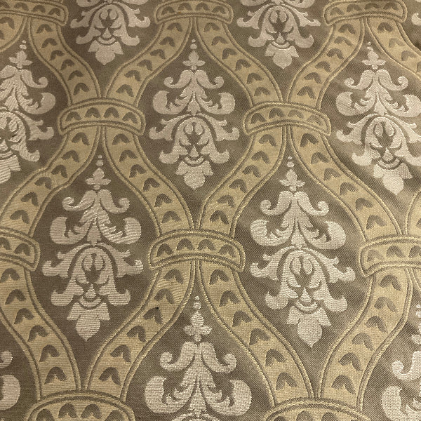 Burch Seth Khaki Taupe Jacquard Upholstery Fabric