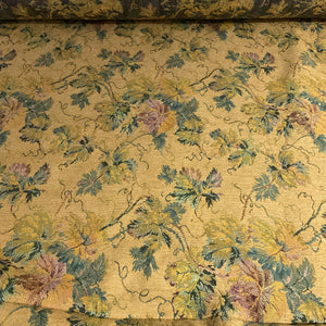 Burch Sorbet Gold Floral Chenille Upholstery Fabric