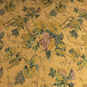 Burch Sorbet Gold Floral Chenille Upholstery Fabric