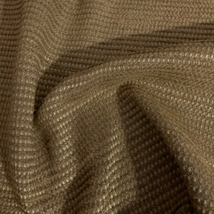 Burch Taupe Gray Textured Chenille Stripe Upholstery Fabric