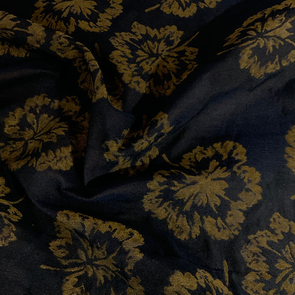 Burch Tess Navy Blue Designer Upholstery Fabric
