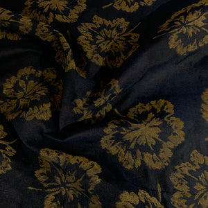 Burch Tess Navy Blue Designer Upholstery Fabric