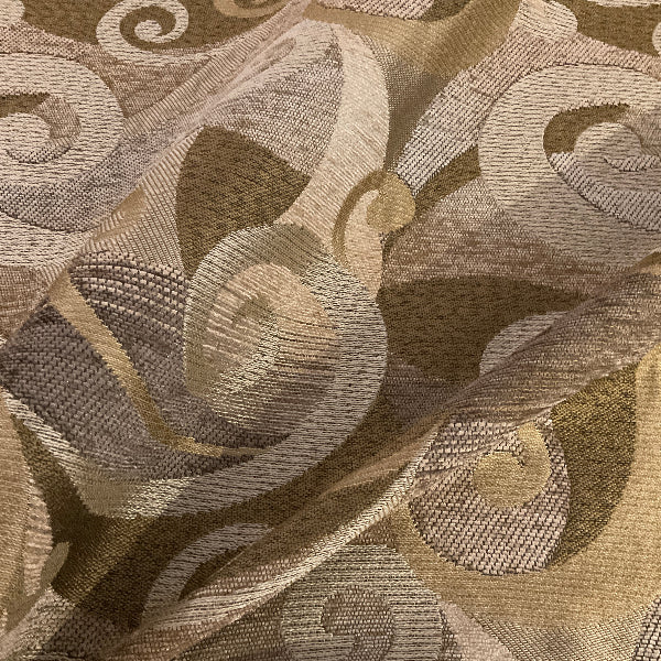 Burch Theo Linen Beige Geometric Upholstery Fabric
