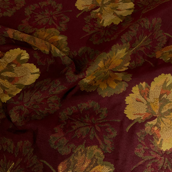 Burch Wendy Burgundy Red Designer Upholstery Fabric