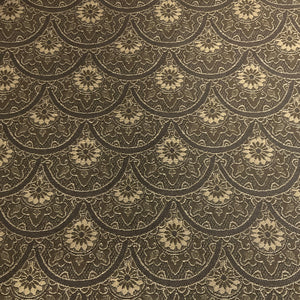 Burch Zeeland Smoke Gray Scallop Upholstery Fabricc