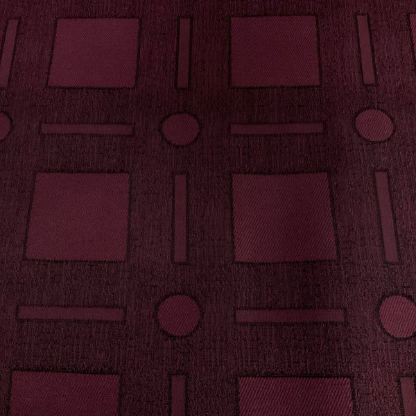 Burch Puzzles Plum Purple Upholstery Fabric