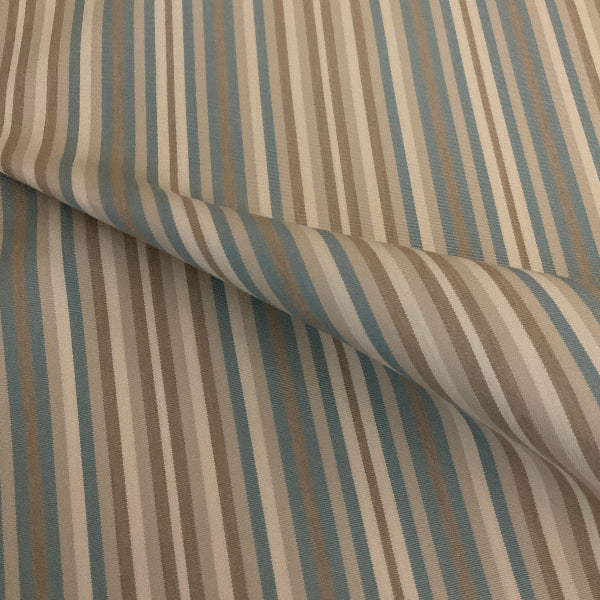 Sunbrella Gavin Mist Beige Stripe Outdoor Upholstery Fabric