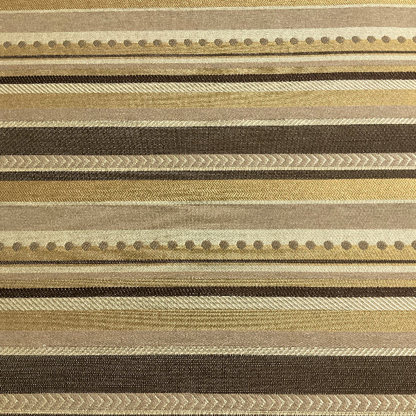 Vixen Taffy Beige Stripe Upholstery Fabric