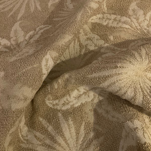 Valdese Weavers Beige Ivory Fern Upholstery Fabric