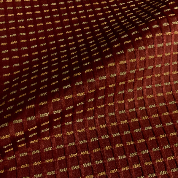 Coastal Sunset Red Upholstery Fabric