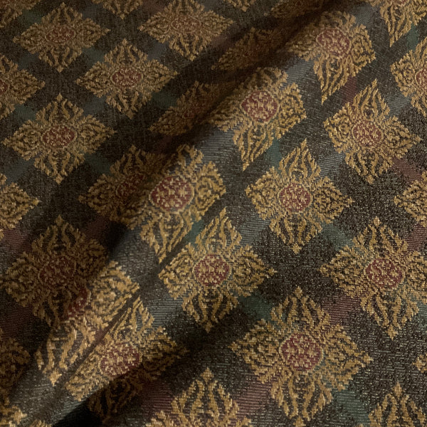 Galleria Leather Brown Upholstery Fabric