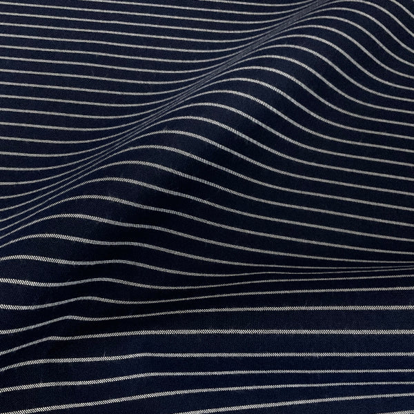  Cara Indigo Blue Stripe Outdoor Upholstery Fabric
