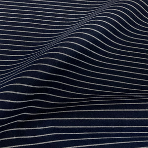  Cara Indigo Blue Stripe Outdoor Upholstery Fabric
