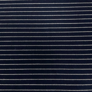 3 1/4 Yards Cara Indigo Blue Stripe Outdoor Upholstery Fabric