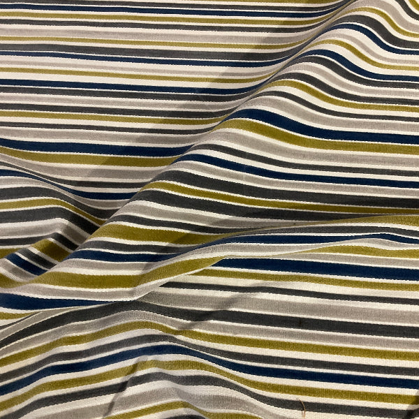 Carnegie Barre 81 Velvet Stripe Upholstery Fabric
