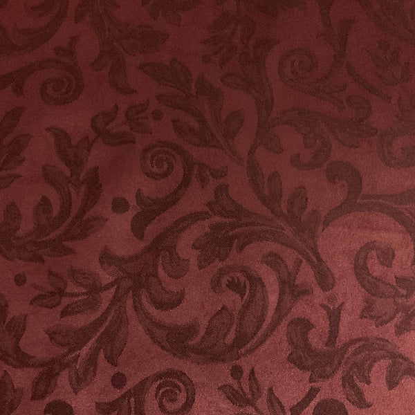 Carver Cabernet Burgundy Faux Suede Upholstery Fabric