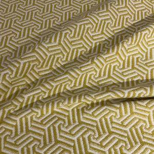 Celtic Sunglow Yellow Geometric Upholstery Fabric