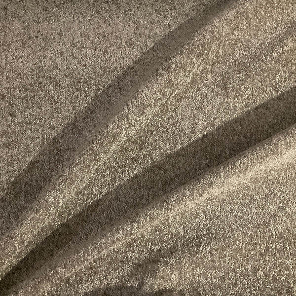 Cocktail Sand Solid Taupe Chenille Upholstery Fabric