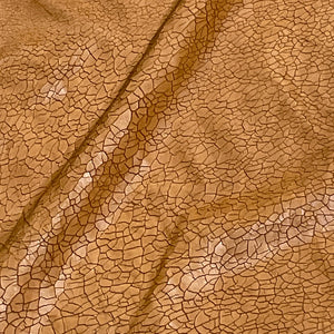 Crackle Textured Brown Leather Full Whole Cow Hide Upholstery