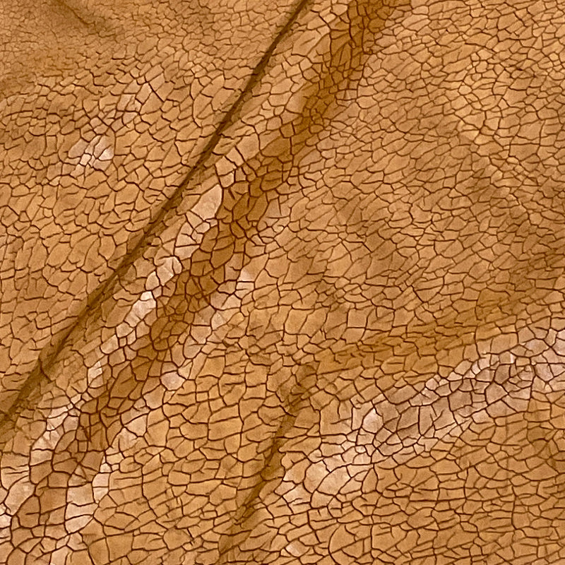 Crackle Textured Brown Leather Full Whole Cow Hide Upholstery