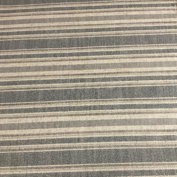 Culp Fabrics Trad Ash Gray Stripe Upholstery Fabric