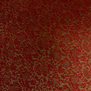 Jasmine Paisley Red Upholstery Fabric
