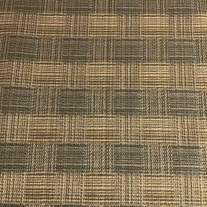 Swavelle Beige/Tan Check Upholstery Fabric