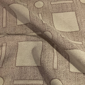 Burch Puzzles Natural Brown Upholstery Fabric