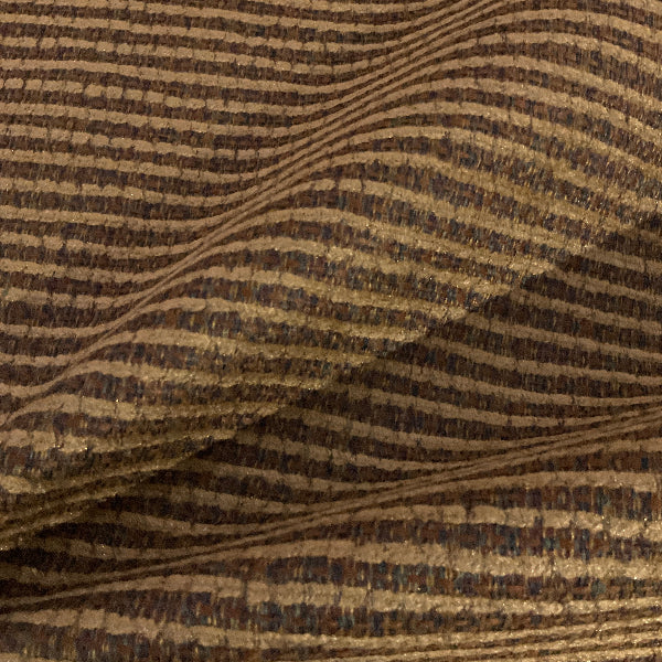Harmony Spice Brown Stripe Upholstery Fabric