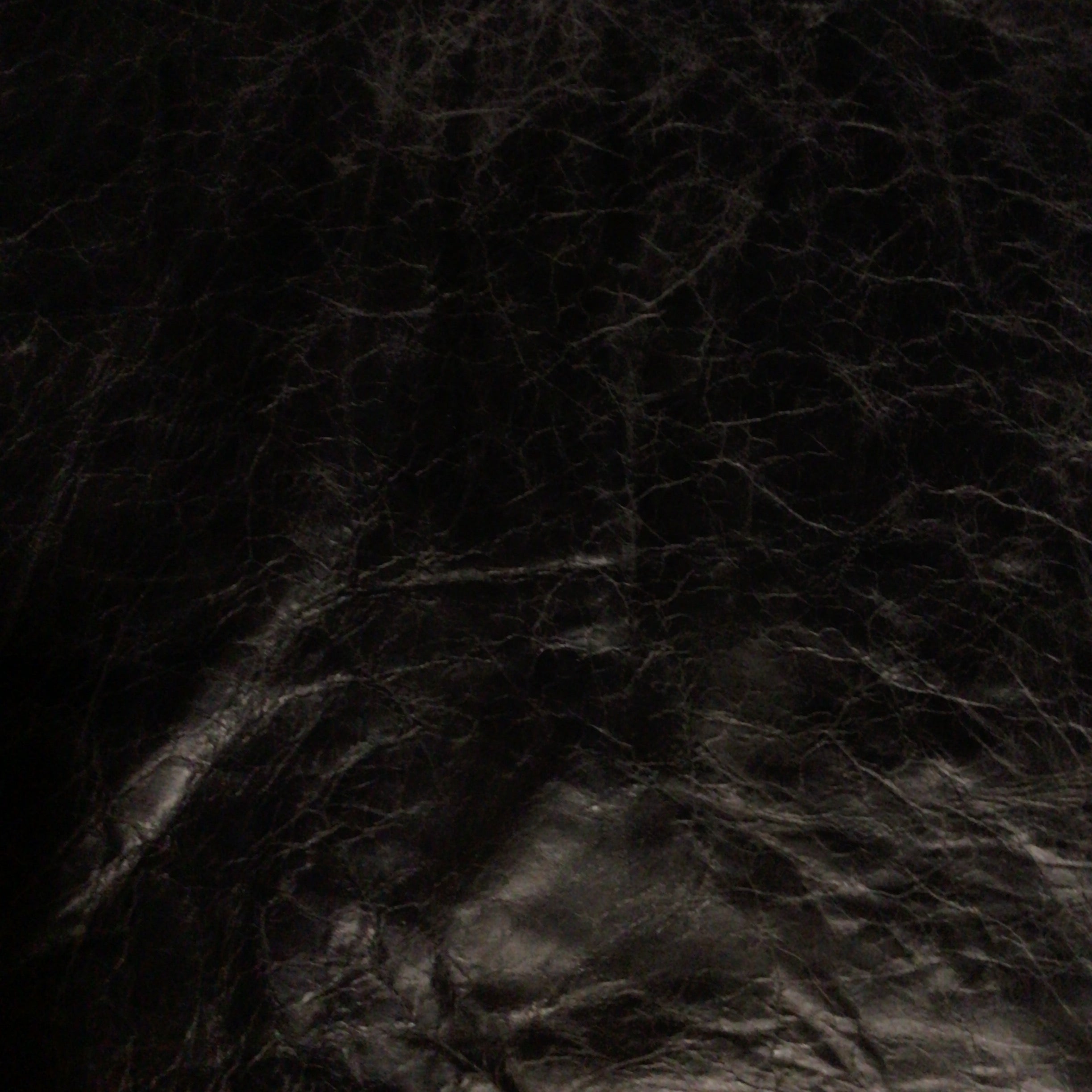 Distressed Grey Leather Hide Upholstery Remnant