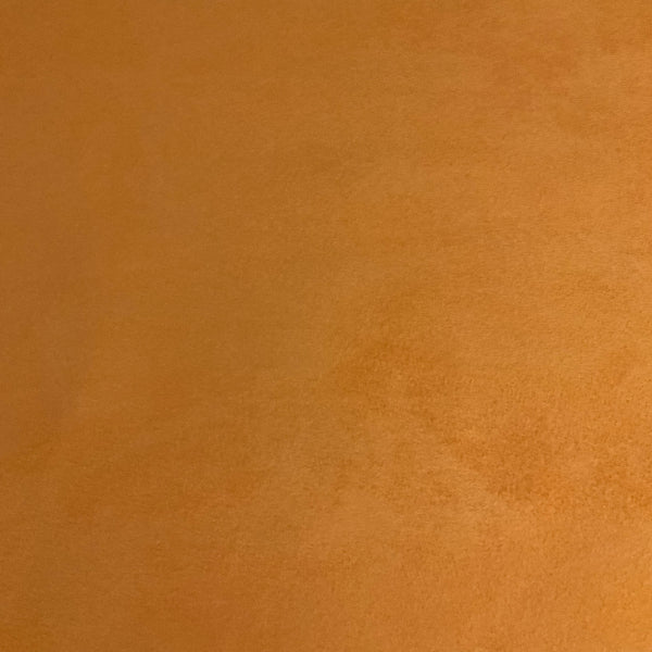 Burch Bright Orange Micro Suede Upholstery Fabric