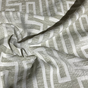 Burch Jet Frost Ivory Textured Chenille Upholstery Fabric