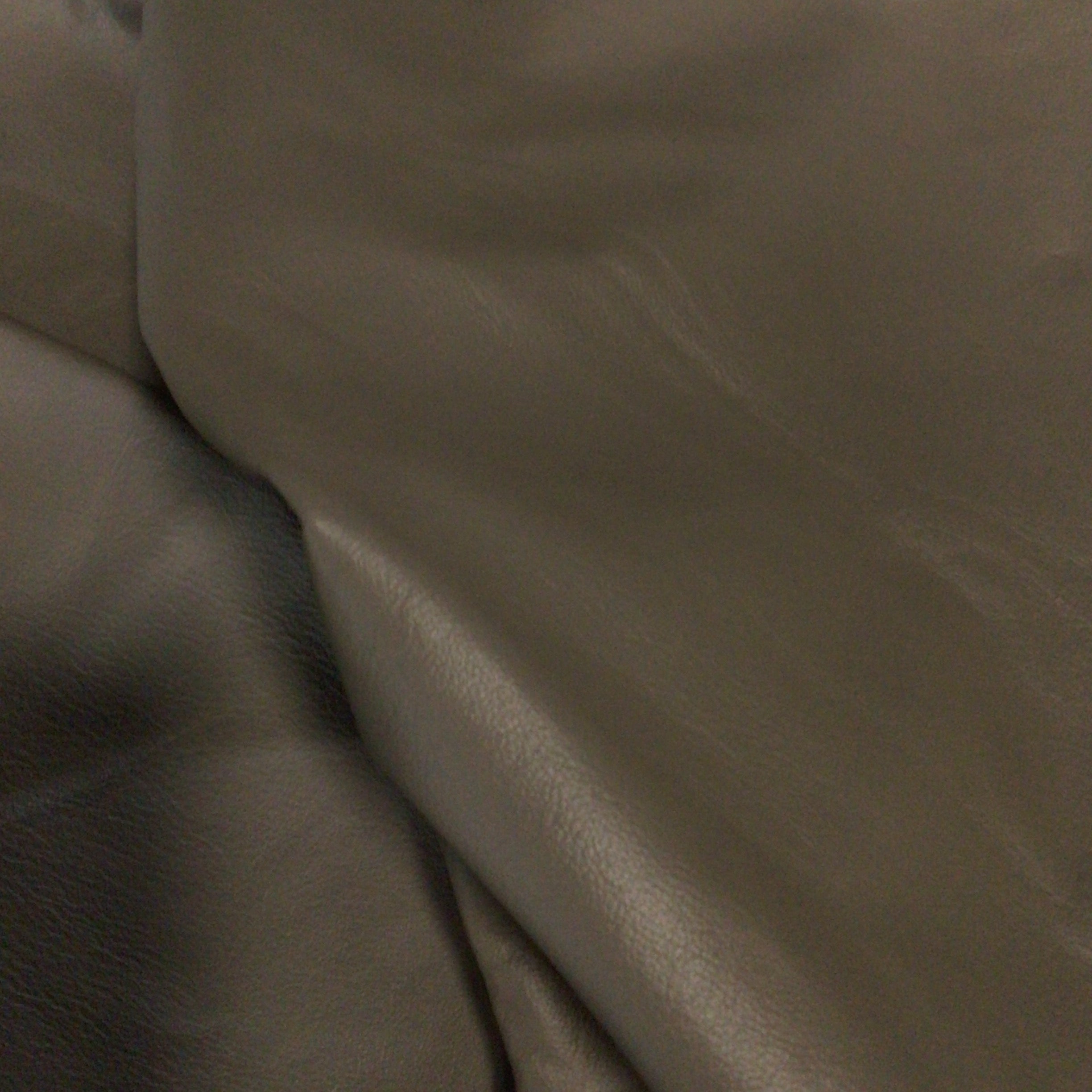 Taupe/Grey Leather Hide Upholstery Remnant