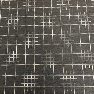 Sunbrella Gridlock Charcoal Gray Outdoor Upholstery Fabric