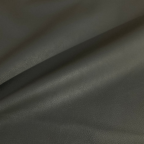 Dark Gray Faux Leather Upholstery Vinyl