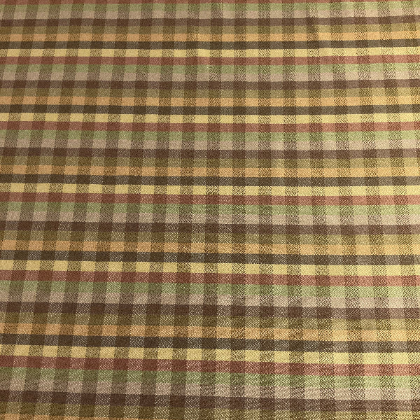 Davidway Pastel Colorful Check Stripe Upholstery Fabric