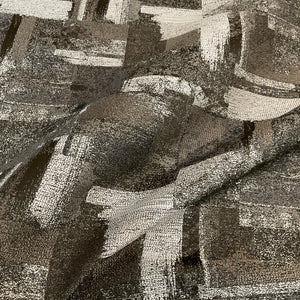 Denali Storm Gray Geometric Upholstery Fabric