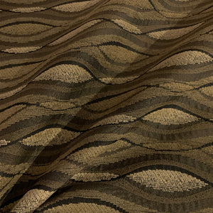 Donley Camel Brown Stripe Upholstery Fabric