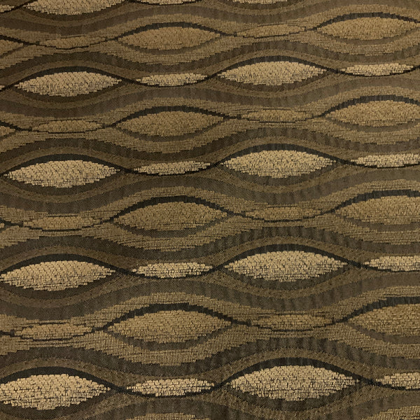 Donley Camel Brown Stripe Upholstery Fabric