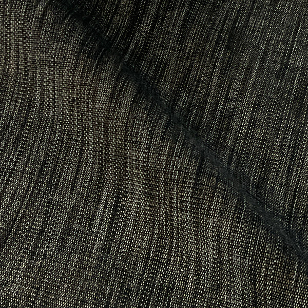 Dorell Lucky Phantom Textured Black Gold Chenille Tweed Upholstery Fabric