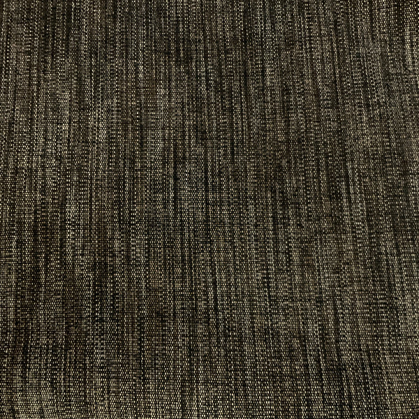 Dorell Lucky Phantom Textured Black Gold Chenille Tweed Upholstery Fabric