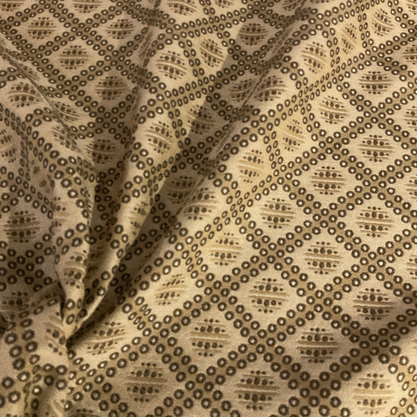 Swavelle Dotted Diamond Brown Upholstery Fabric